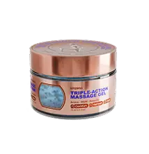 Kinzeno triple-action massage gel jar